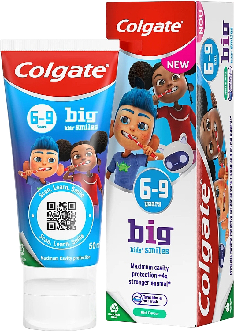 Зубная паста Colgate Детская 6-9 лет Нежная мята 50 мл - Фото 1
