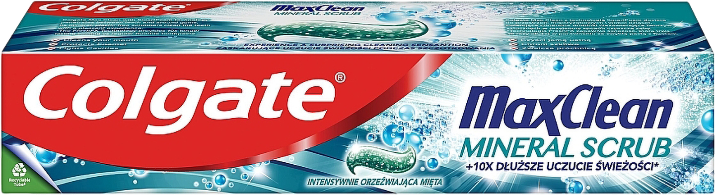 Зубная паста Colgate Max Clean Mineral Scrub 75 мл - Фото 1