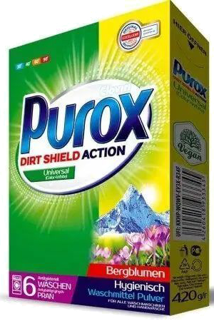Стиральный порошок Purox Universal Color+White 420 г (4260418933345) - Фото 1
