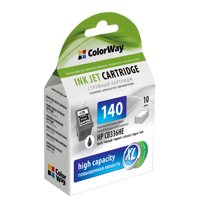 Картридж для струйных МФУ и принтеров Colorway HP  C4283/4483/4583/5283/5363/J5783/6413/DJ D4363 Black (CW-H140XL-I) купить -  цена, характеристики | COMFY