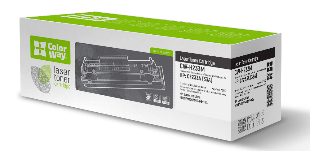 Картридж для лазерных принтеров/МФУ Colorway HP CF233A M106/M134 (CW ...