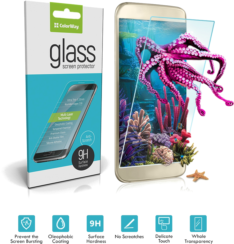 Уценка - Зашитное стекло для планшета Colorway Samsung Galaxy Tab A 8.0'' T295/T290 (CW-GTSGT290) - Фото 1