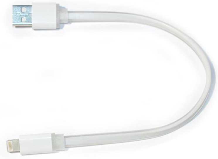 Кабель синхронизации данных Colorway USB-Lihgtning 0.25m White (CW-CBUM-LM25W) - Фото 1