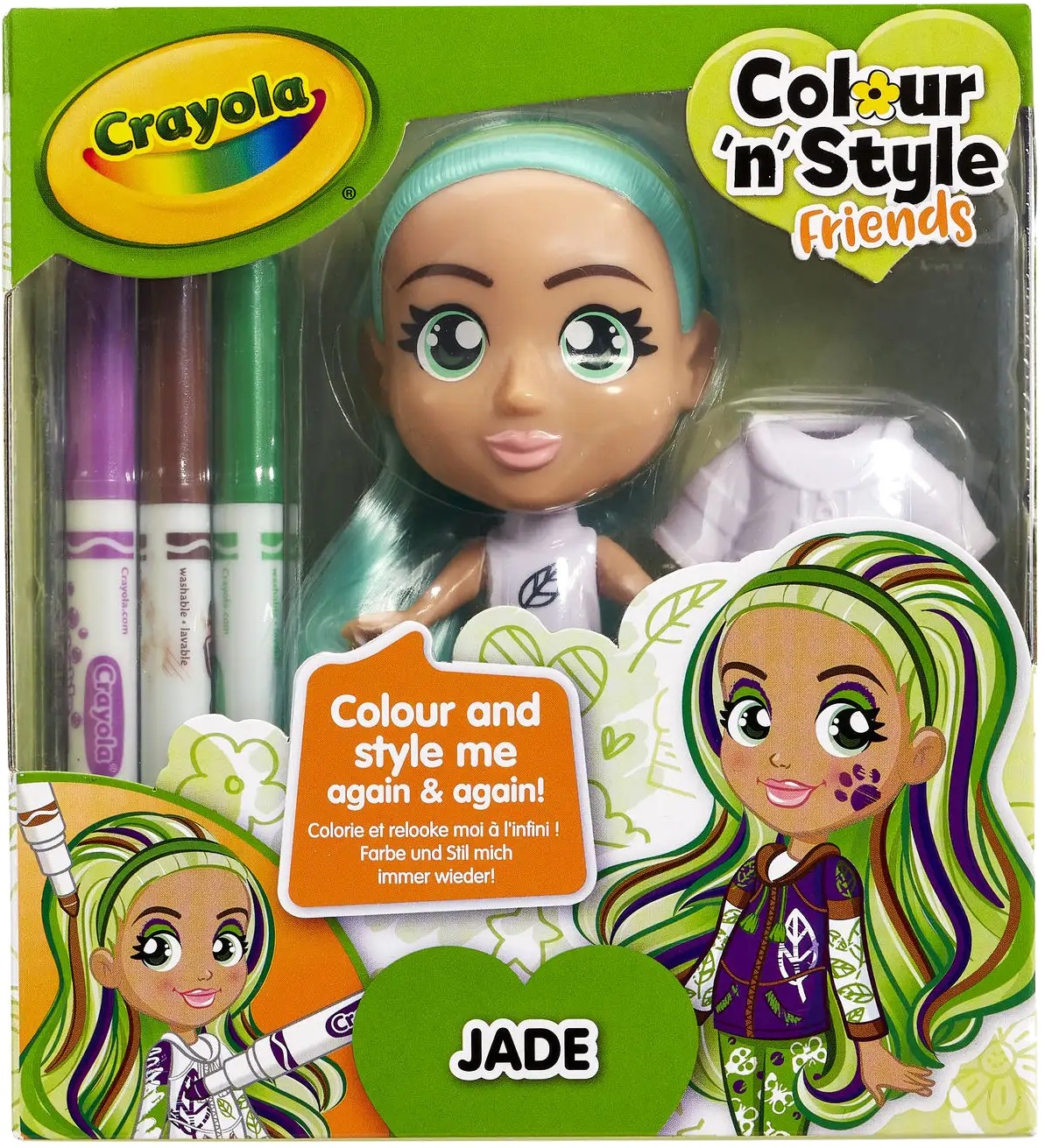 Сюжетно-ролевая игра. Салон красоты Crayola Colour n Style "Стильные девушки" Джейд - Фото 1