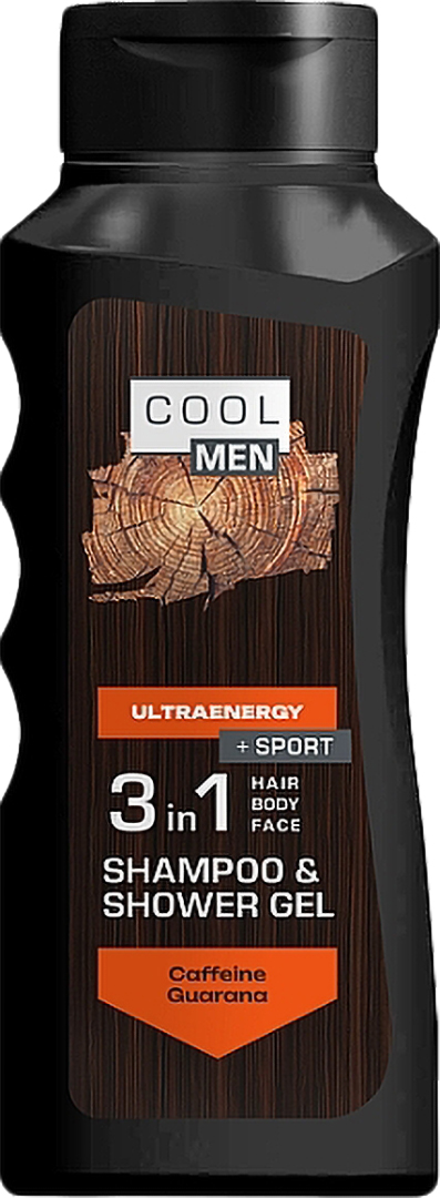 Шампунь чоловічий Cool men UltraEnergy 400 мл (4823015936227) - Фото 1