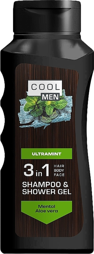 Шампунь чоловічий Cool men UltraMint 400 мл (4823015936203) - Фото 1