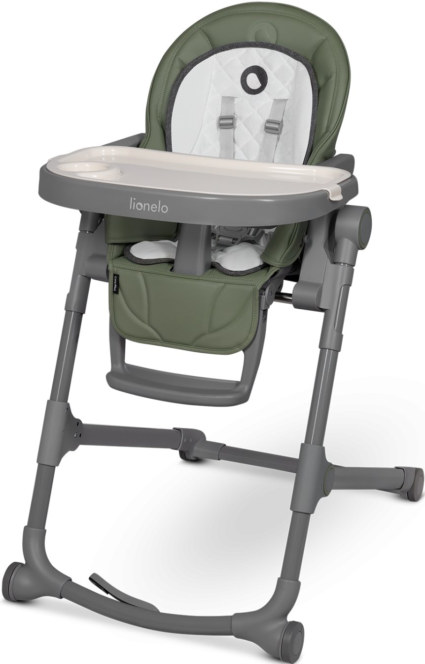 Стульчик для кормления классический Lionelo Cora Plus Green Olive - Фото 1