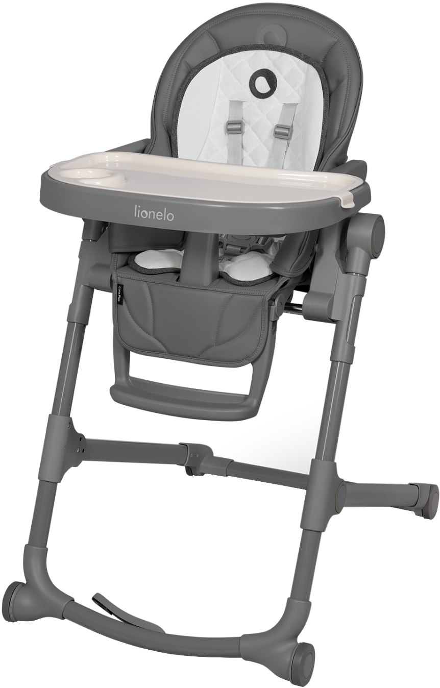 Стульчик для кормления классический Lionelo Cora Plus Grey Stone - Фото 1