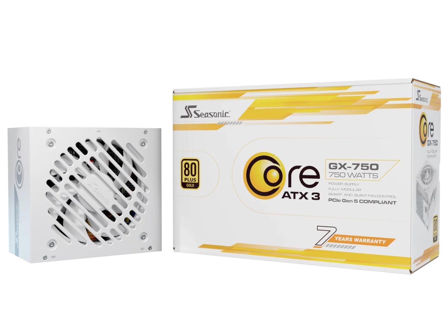 Блок живлення для ПК SeaSonic ATX 750W (CORE GX-750-ATX31-WHT) - Фото 1