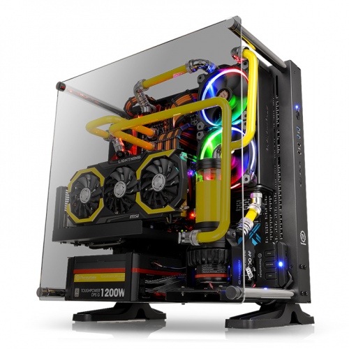 Корпус Thermaltake Core P3 Tempered Glass Edition Black (CA-1G4-00M1WN-06) без БП - Фото 1