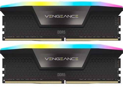 Память DDR Corsair DDR5 2x16GB/7200 Vengeance RGB Black (CMH32GX5M2X7200C34) - Фото 1