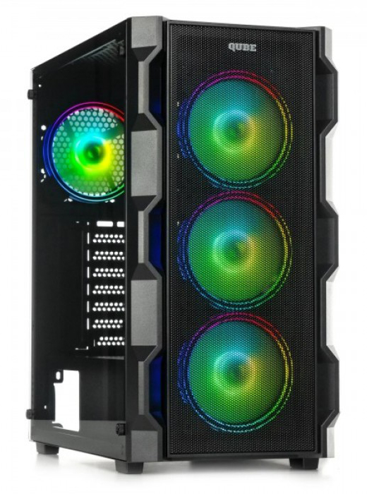 Корпус QUBE CORSAIR ARGB Black (CORSAIR_FMNU3) - Фото 1