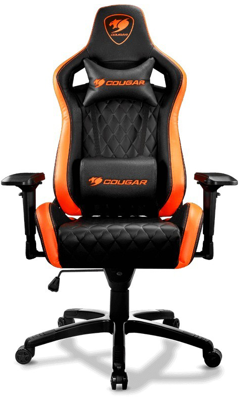 Кресло для геймеров Cougar Armor S Black-Orange  (1603167) - Фото 1