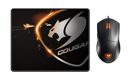 Мышь проводная игровая Cougar Minos XC Black USB + коврик Speed XC - Фото 1
