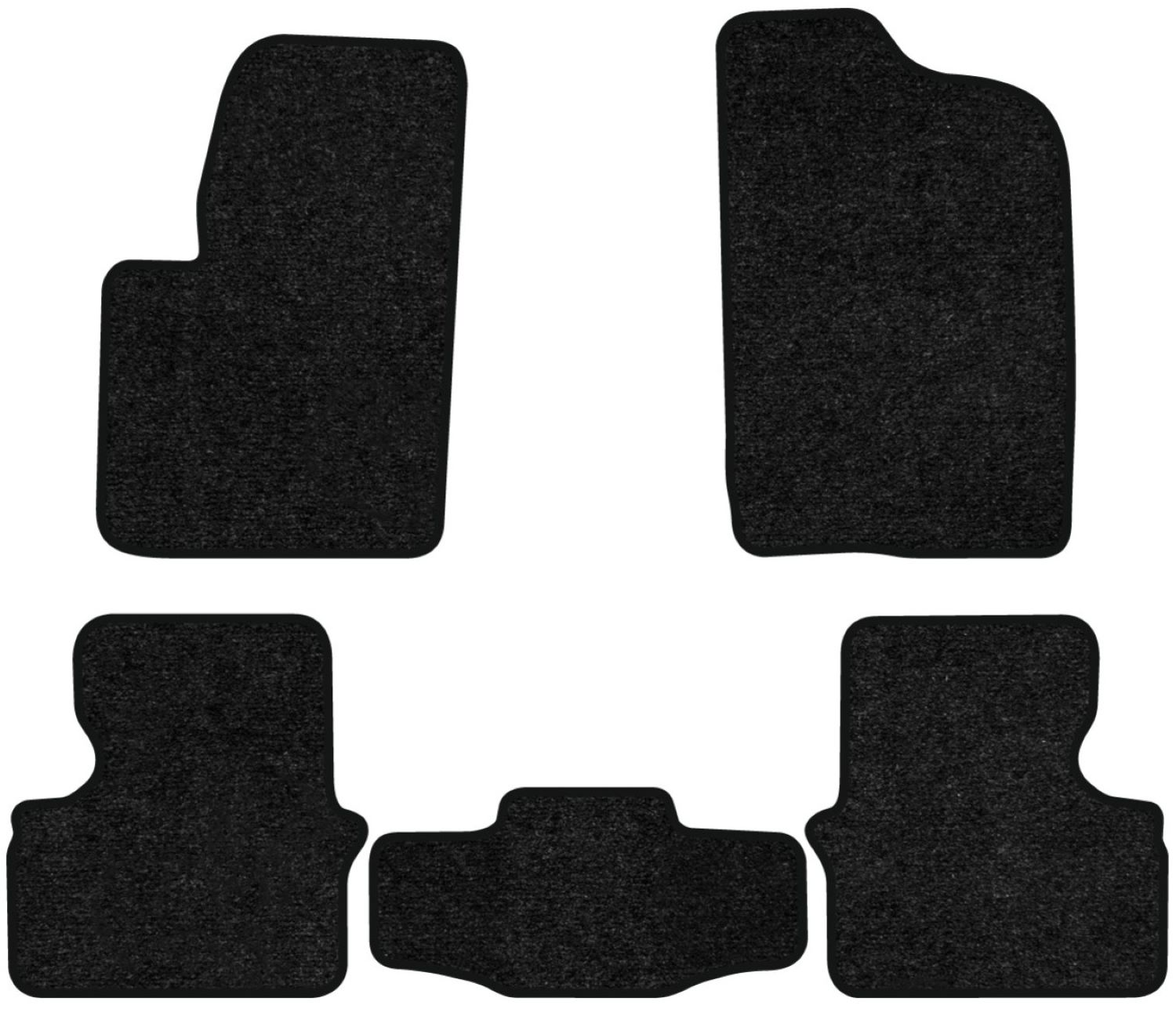 Коврики ворсовые в салон авто EVAtech Standard для Chery M11 2008-2015 1 поколение Htb EU черный кант CR42786CB5VEB - Фото 1