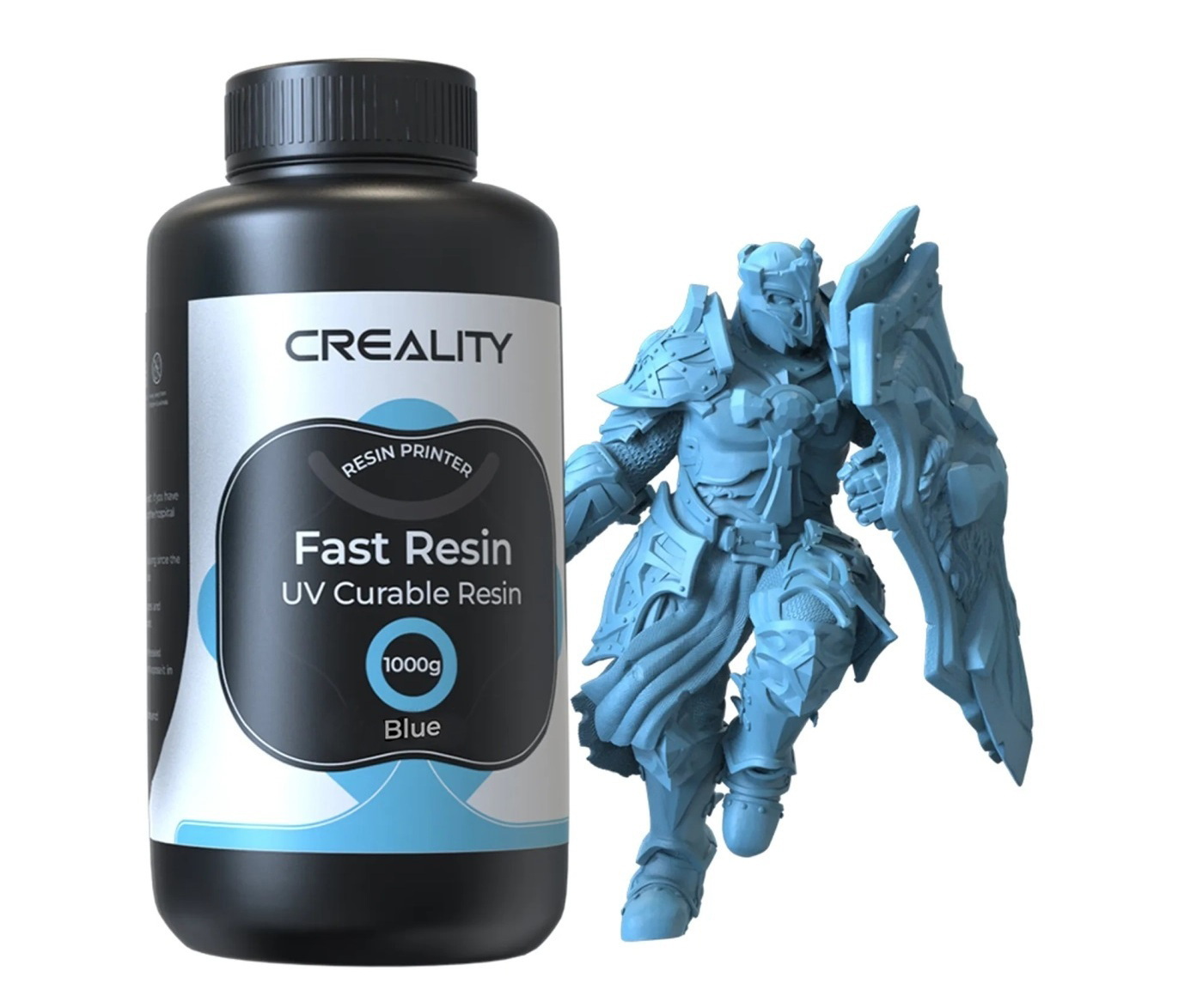 Резиновый фотополимер Creality LCD Fast Resin Blue  (3302180007) - Фото 1
