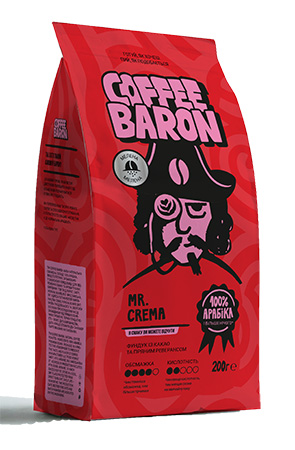 Кофе в зернах Coffee Baron Mr. CREMA 1 кг - Фото 1