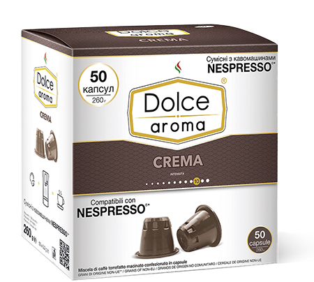 Кофе в капсулах Dolce Aroma Crema 5.5 г х50 шт. - Фото 1