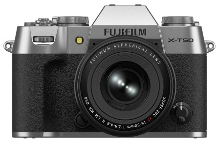 Фотокамера беззеркальная Fujifilm X-T50 + XF16-50mmF2.8-4.8 R LM WR Kit Silver (16828569) - Фото 1