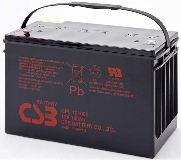 Аккумулятор для ИБП CSB 12V 100AH (GPL121000) AGM - Фото 1