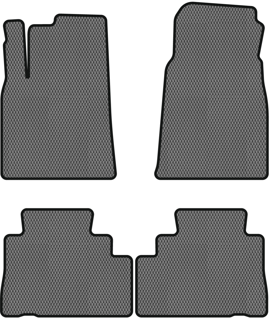 EVA коврики в салон авто EVAtech для Captiva (C140) 7 seats MT Restyling Chevrolet 2011-2018 1 поколение SUV EU CT1173PC4RGB - Фото 1