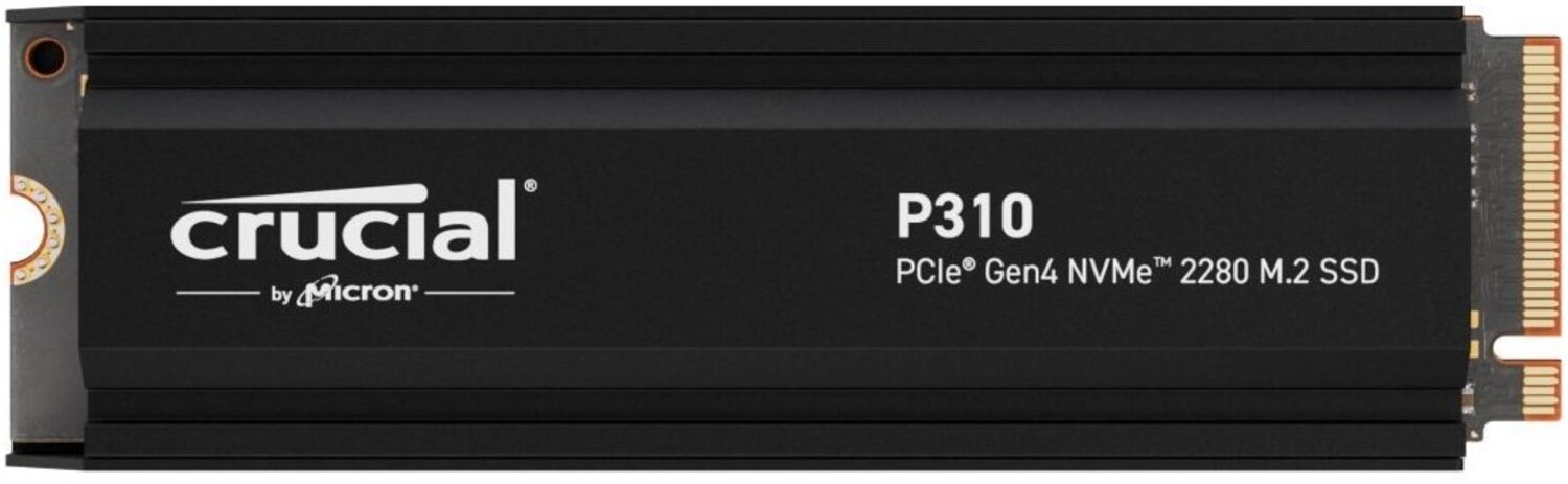 SSD-накопичувач внутрішній Micron SSD Crucial M.2 2TB PCIe 4.0 P310 + радіатор (CT2000P310SSD5) - Фото 1