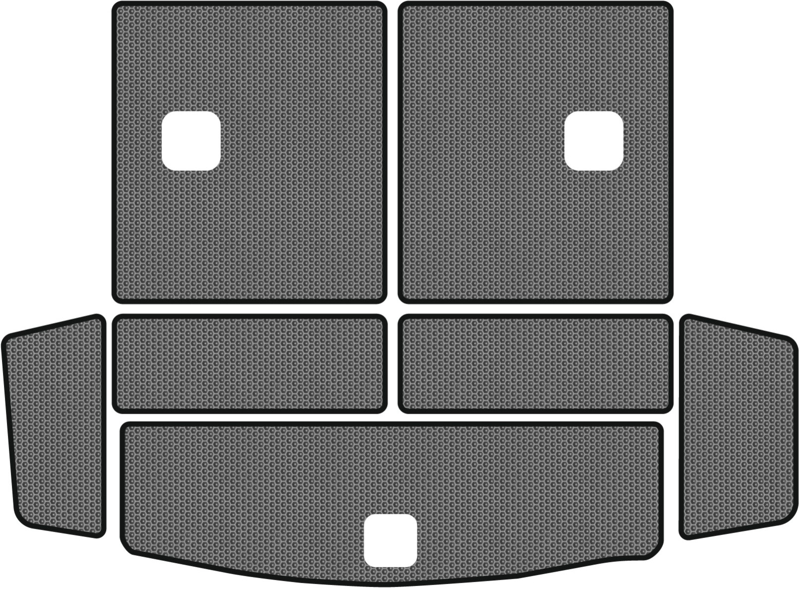 EVA килимок в багажник авто EVAtech для Captiva (C140) 7 seats AT Restyling Chevrolet 2011-2018 1 покоління SUV EU (CT3172BE7SGB) - Фото 1