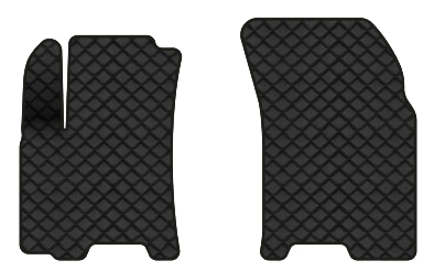 Коврики из экокожи в салон авто передние EVAtech ECO для Aveo (T250) 3-doors Restyling Chevrolet 2005-2011 1 поколение Htb EU CT337A2BBB - Фото 1