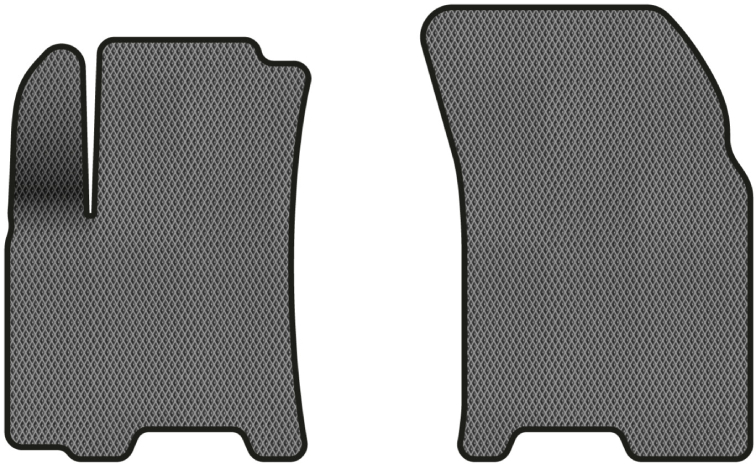 EVA коврики в салон авто передние EVAtech для Aveo (T250) 3-doors Restyling Chevrolet 2005-2011 1 поколение Htb EU CT337A2RGB - Фото 1