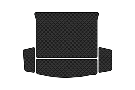 Коврик из экокожи в багажник авто EVAtech ECO для Captiva (C100) 5 seats Chevrolet 2006-2011 1 поколение SUV EU CT339BE4BBB - Фото 1