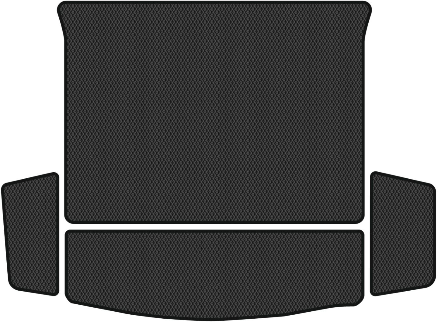 EVA килимок в багажник авто EVAtech для Captiva (C100) 5 seats Chevrolet 2006-2011 1 покоління SUV EU (CT339BE4RBB) - Фото 1