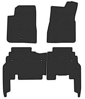 EVA коврики в салон авто EVAtech для Traverse Chevrolet 2008-2017 1 поколение SUV USA CT42460PBL4TL4RBB - Фото 1