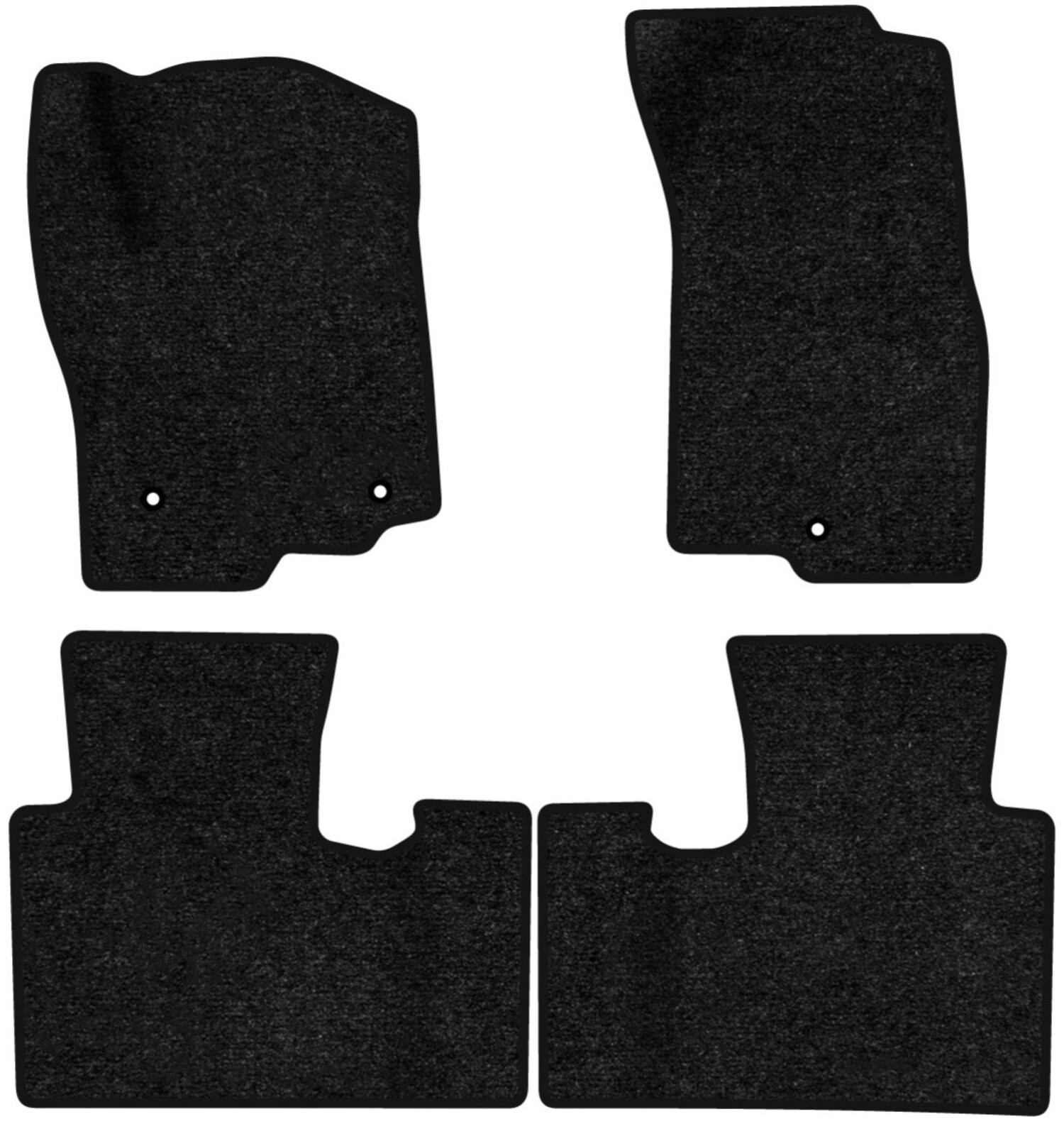 Коврики ворсовые в салон авто EVAtech Standard для Chevrolet Tahoe (GMT1YC) 7 seats 2020 5 поколение SUV USA черный кант CT43897PDC4OU3VEB - Фото 1