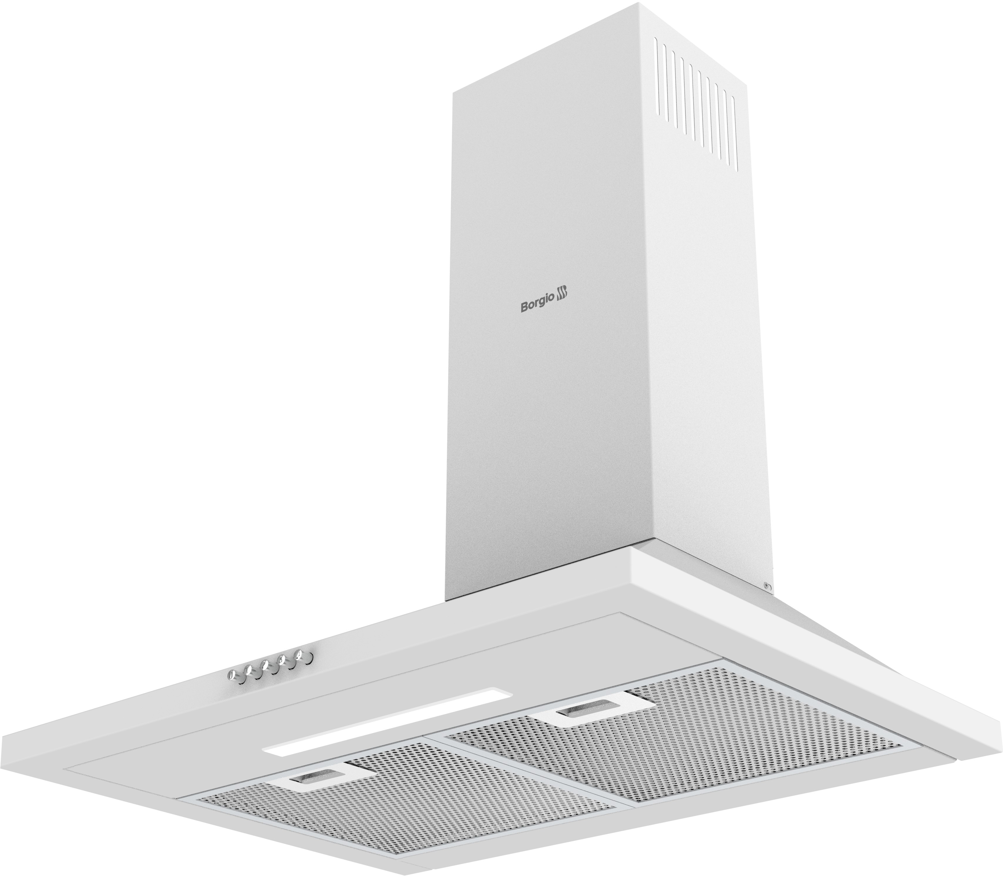 Вытяжка декоративная Borgio BKF (TR) 60 White - Фото 1