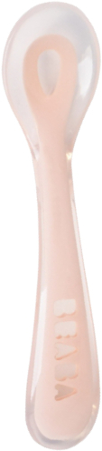 Детская ложечка Beaba силиконовая эргономическая 2 года Pink (913425) - Фото 1