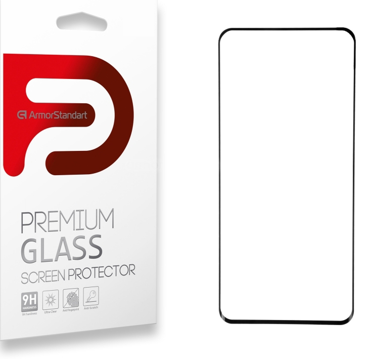 Защитное стекло для смартфона Armorstandart Full Glue Curved for Xiaomi Mi 10/Mi 10 Pro/Ultra Black (ARM56488) - Фото 1
