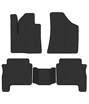 EVA коврики в салон авто EVAtech для Santa FE (CM) Restyling (Hinged Gas Pedal) 5 seats Hyundai 2010-2012 2 поколение SUV USA HY13944CV5KD3RBB - Фото 1