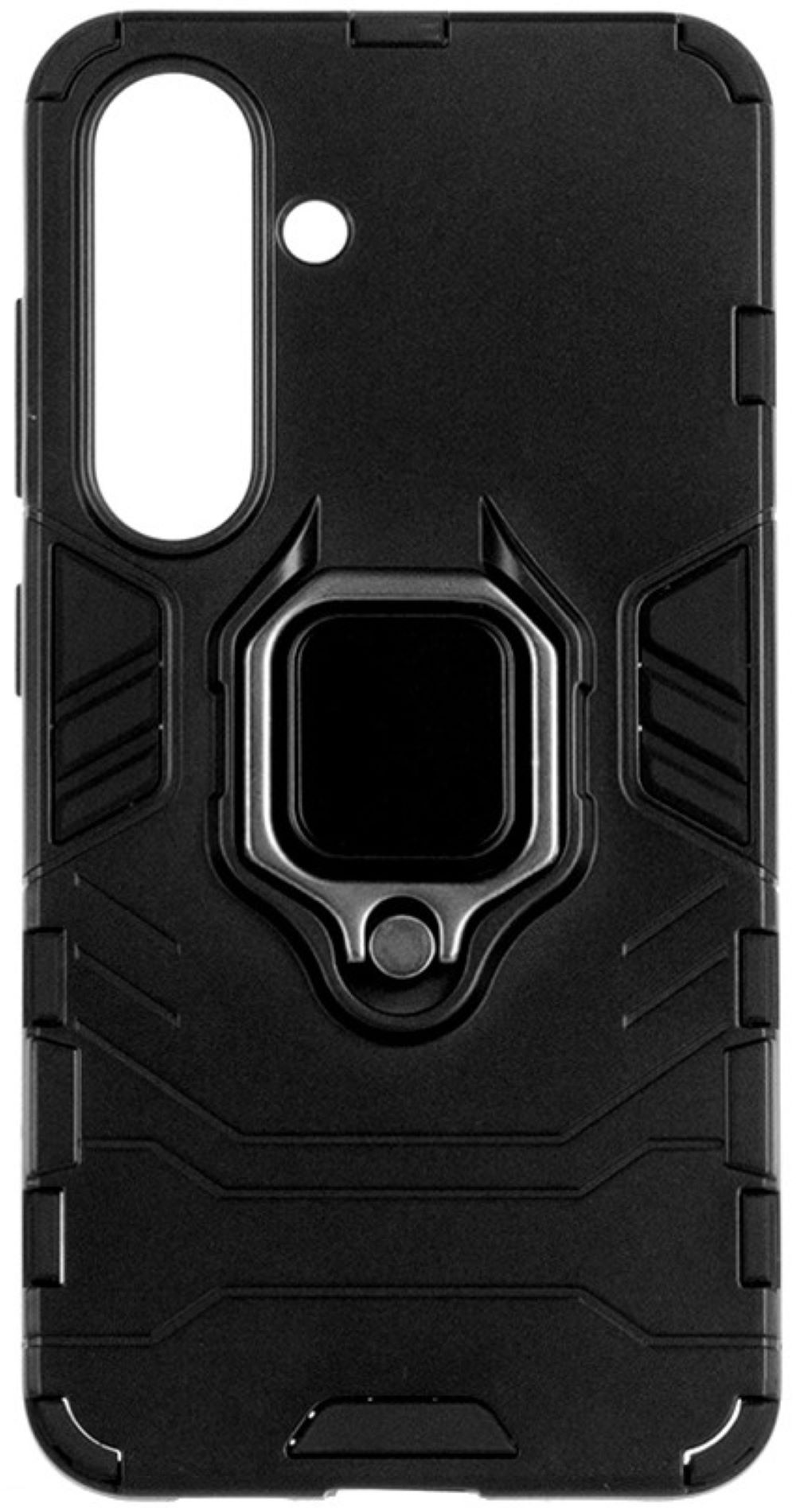 Чохол для смартфону Colorway AntiShock Magnet Ring Samsung Galaxy S25 Black (CW-CAMRSG931-BK) - Фото 1