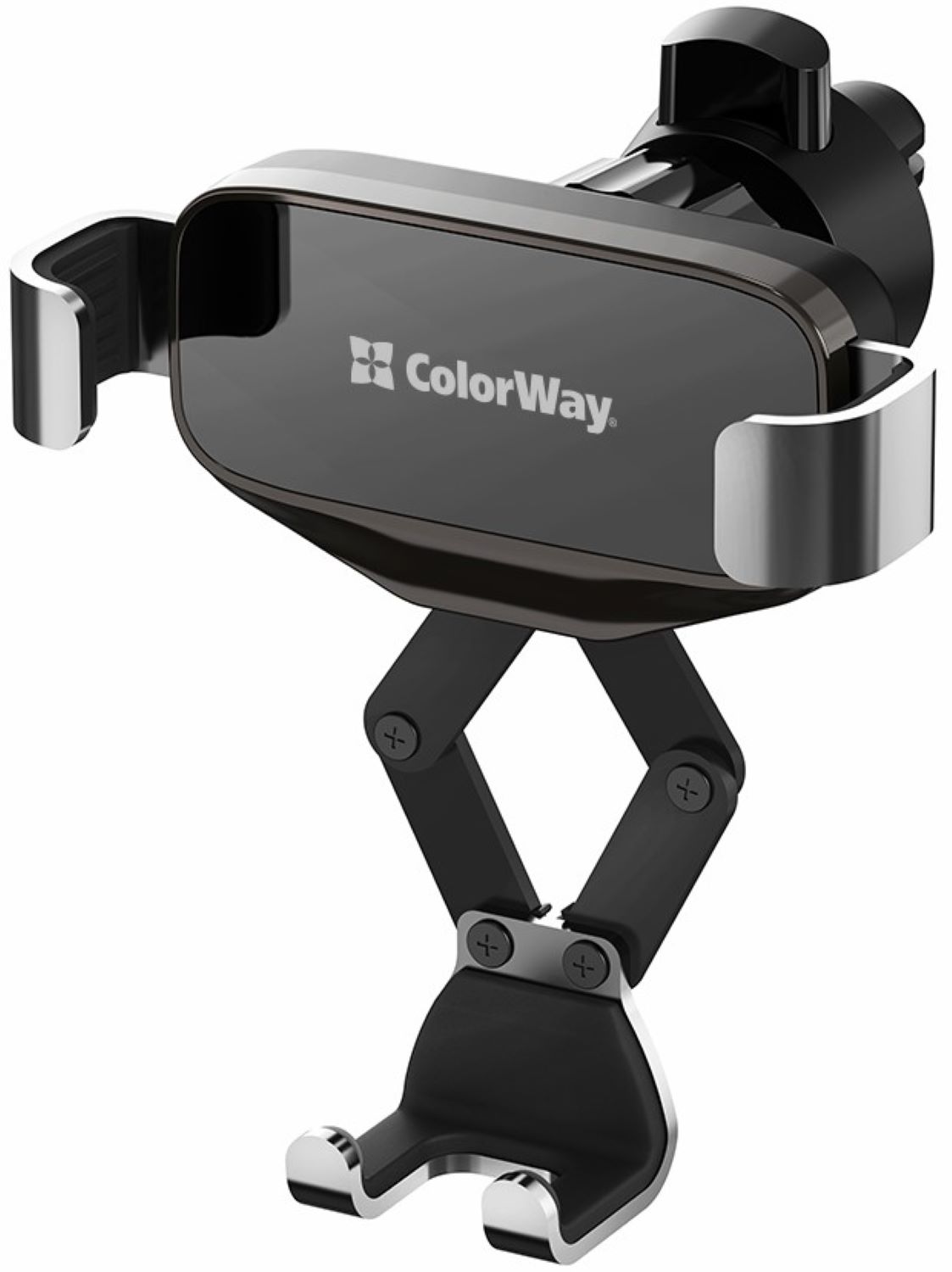 Автотримач Colorway Gravity Mechanical Car Mount Black (CW-CHG18-BK) - Фото 1