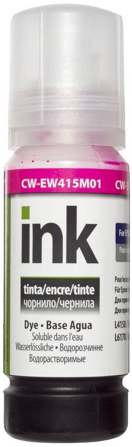 Чернила Colorway Epson L-4150/4160/6160/6170 70мл Magenta EW415M (CW-EW415M01) - Фото 1
