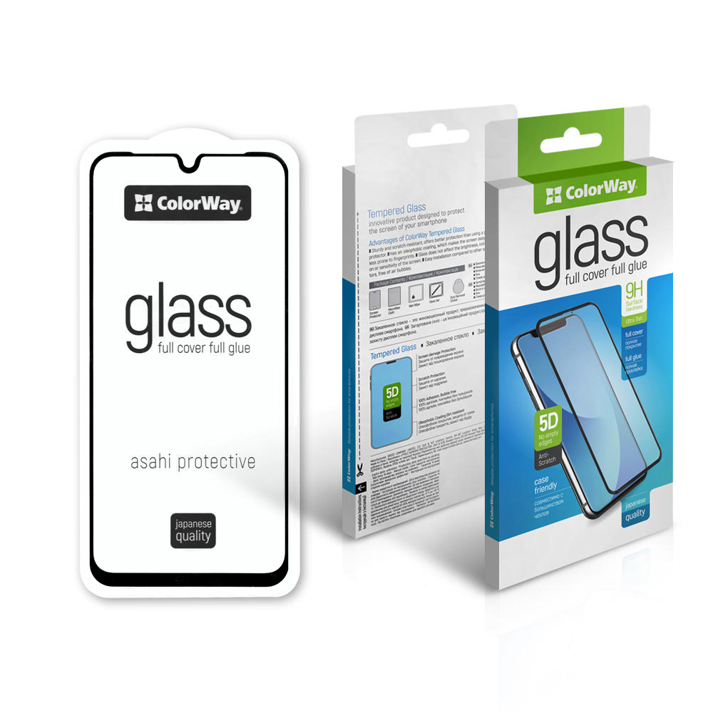 Захисне скло для смартфону Colorway 9H FC glue for Samsung Galaxy A26 Black (CW-GSFGSGA266-BK) - Фото 1