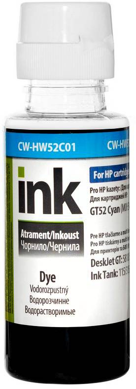 Чернила Colorway HP Ink Tank 115/315/415 100 мл Cyan HW52C (CW-HW52C01) - Фото 1
