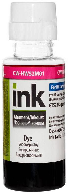 Чернила Colorway HP Ink Tank 115/315/415 100 мл Magenta HW52M (CW-HW52M01) - Фото 1