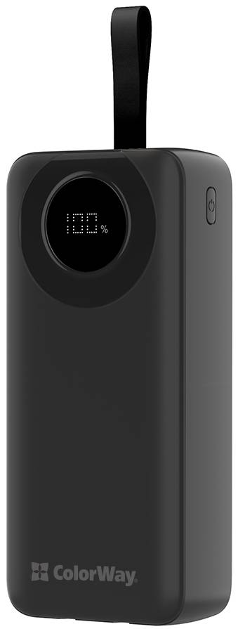 Батарея мобильная Colorway 30000 mAh EnergyPlus Black (CW-PB300LPB4BK-PDD)