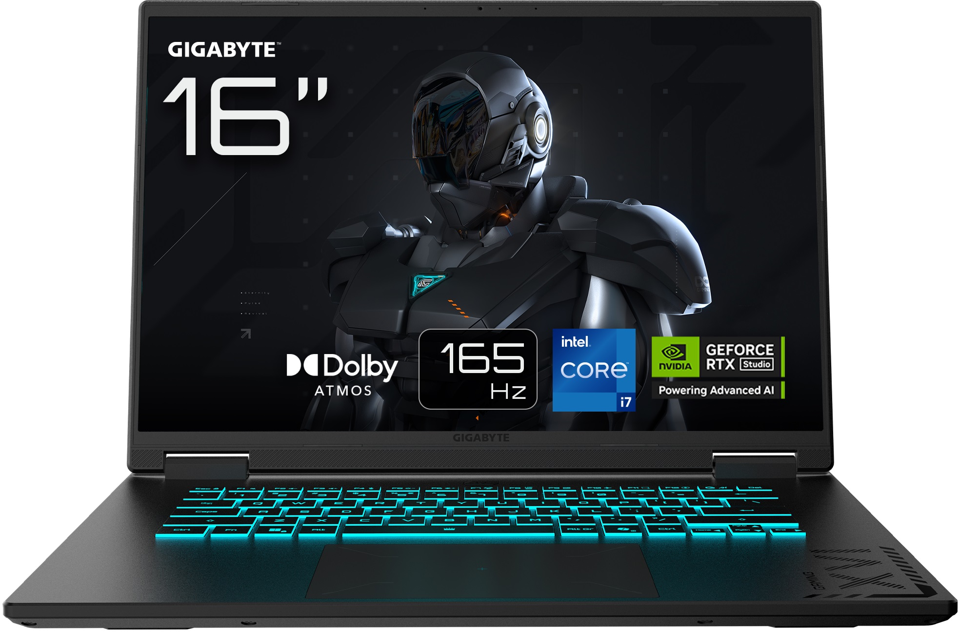 Ноутбук игровой Gigabyte Gaming A16 (CWHI3UA864SD) Black Steel - Фото 1
