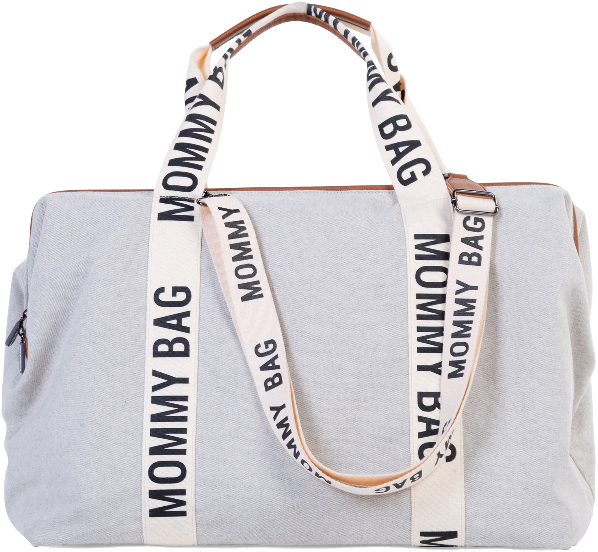 Сумка для родителей Childhome Mommy bag Signature - Canvas off White (CWMBBSCOW) - Фото 1