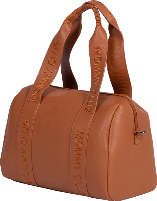 Сумка для родителей Childhome Mommy Club Signature Vegan Leather Brown (CWMCSLBR) - Фото 1