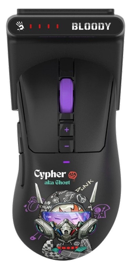 Мышь беспроводная игровая Bloody R73 Ultra Duo (Cypher Ghost) - Фото 1