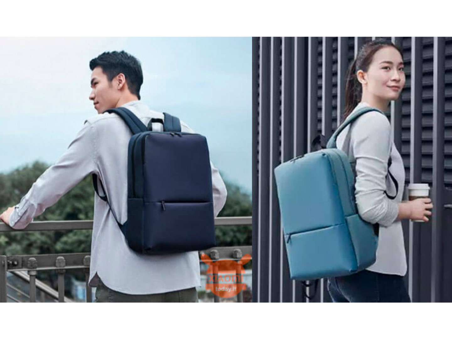xiaomi classic business backpack 2 light blue zjb4174cn
