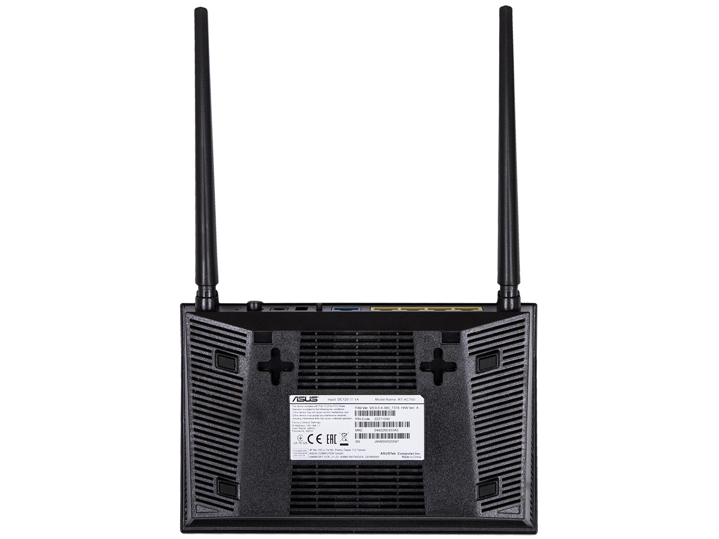 Маршрутизатор Ethernet Asus RT-AC750 купить по низкой цене в Киеве ...